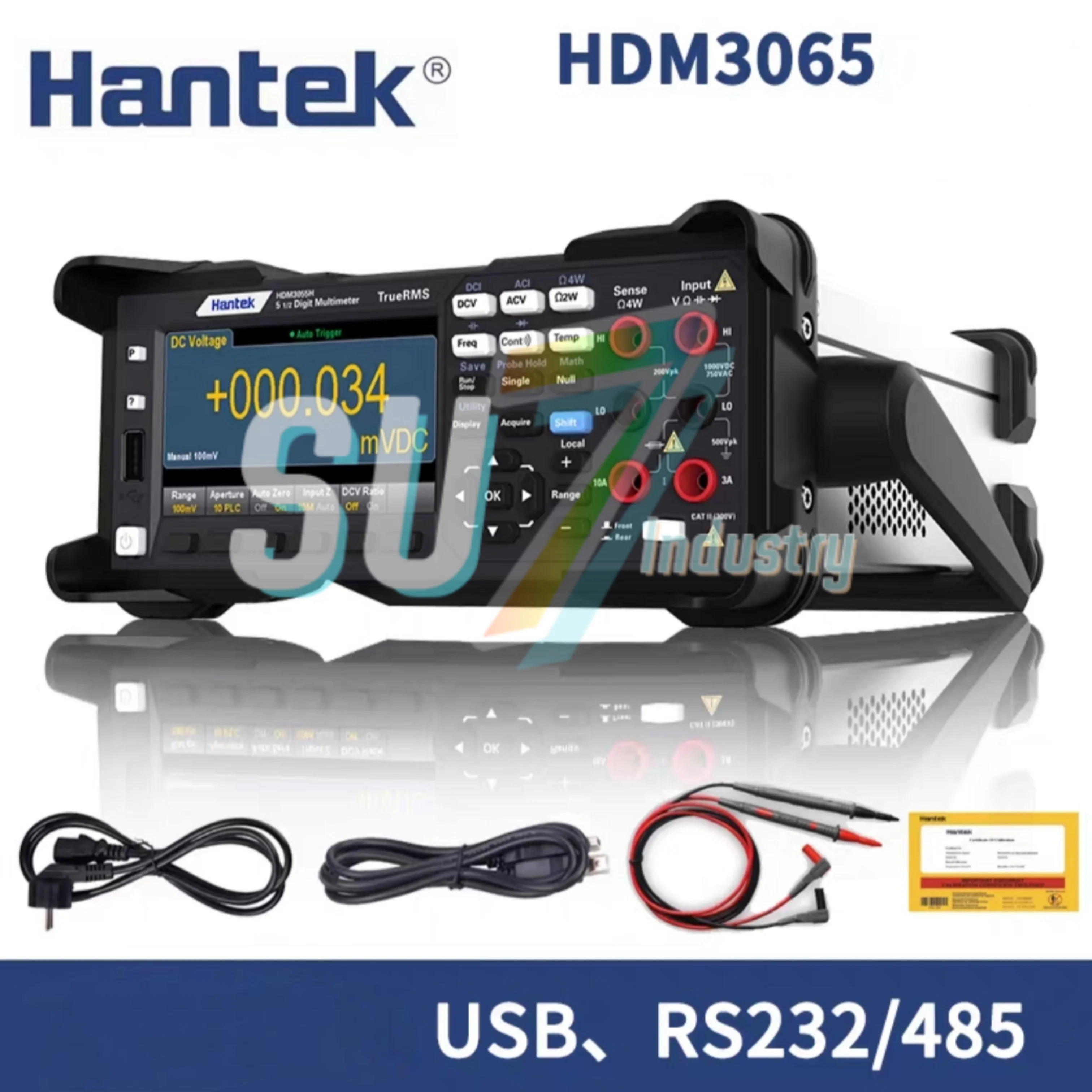 Hantek HDM3065 Sixteen-bit high-precision digital bench multimeter New In Box
Hantek HDM3065 Sixteen-bit high-precision digital bench multimeter New In Box