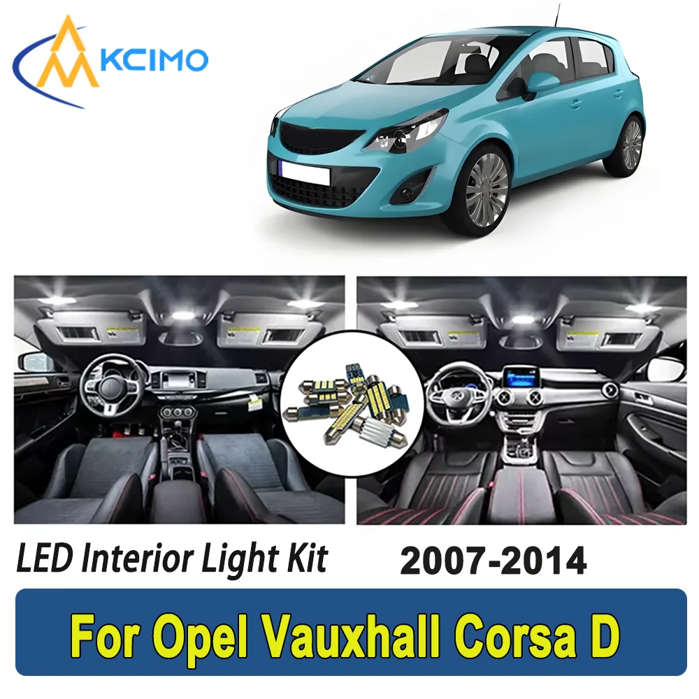 New Light Bulb For Opel Vauxhall Corsa D (2007-2014) Premium Bright LED Interior Dome Map Trunk Light Kit Car Led Lamps Car LED
New Light Bulb For Opel Vauxhall Corsa D (2007-2014) Premium Bright LED Interior Dome Map Trunk Light Kit Car Led Lamps Car LED