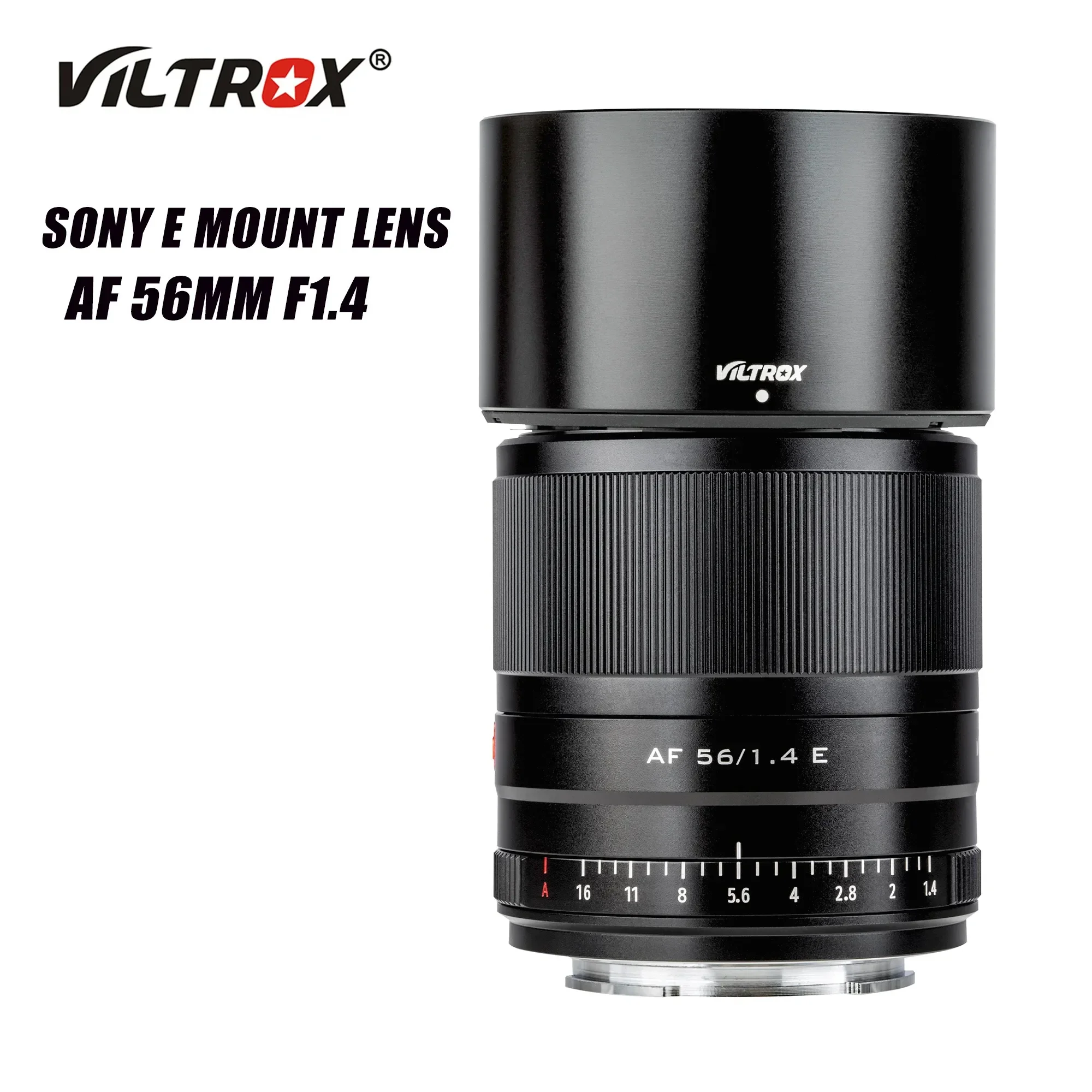 Viltrox 56mm F1.4 STM Lens Auto Focus Prime Large Aperture Portrait Lens APS-C For Sony E Mount Camera Lens A7R A7IV A9II A6600
Viltrox 56mm F1.4 STM Lens Auto Focus Prime Large Aperture Portrait Lens APS-C For Sony E Mount Camera Lens A7R A7IV A9II A6600