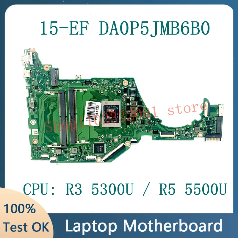 Материнская плата DA0P5JMB6B0 с процессором R3 5300U/R5 4500U/R5 5500U для HP 15-EF 15S-ER 15S-EQ, материнская плата для ноутбука, 100% полностью работает хорошо
Материнская плата DA0P5JMB6B0 с процессором R3 5300U/R5 4500U/R5 5500U для HP 15-EF 15S-ER 15S-EQ, материнская плата для ноутбука, 100% полностью работает хорошо