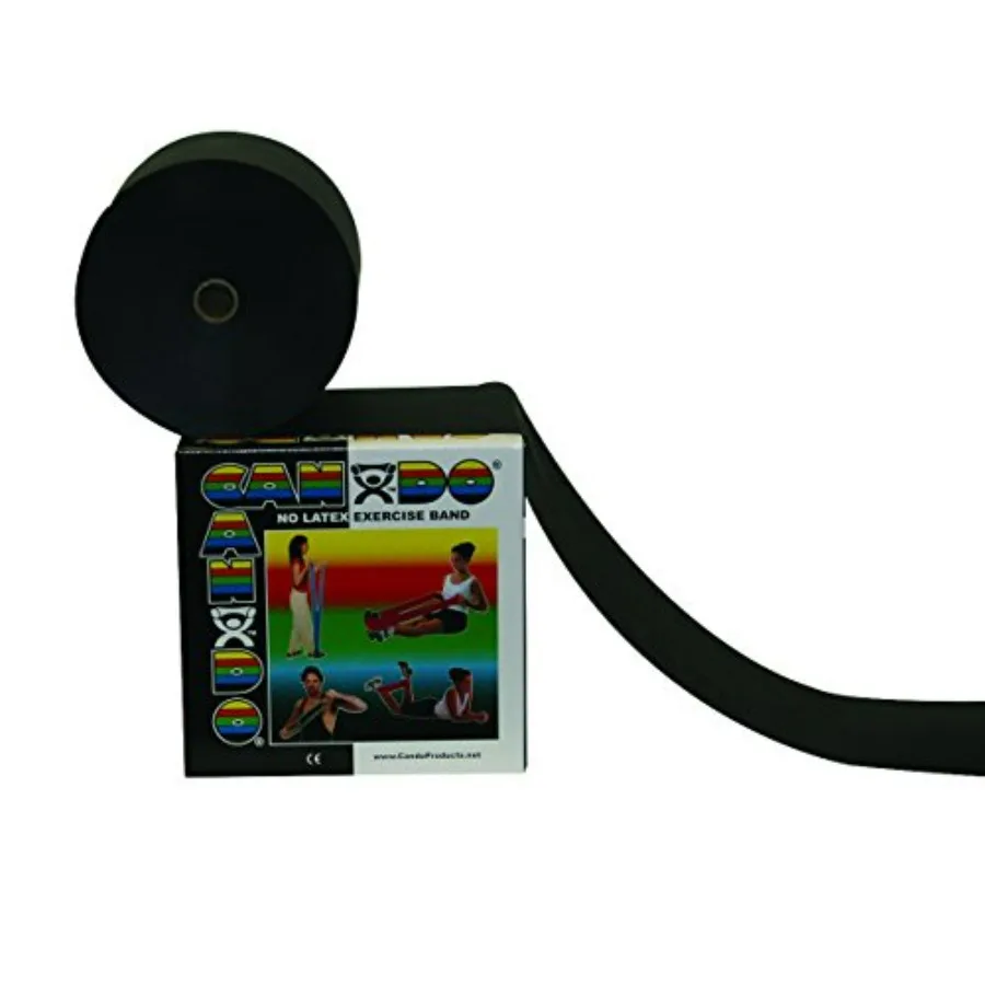 10-5625 Black Latex-Free Exercise Band, X-Heavy Resistance, 50 yd Length
10-5625 Black Latex-Free Exercise Band, X-Heavy Resistance, 50 yd Length