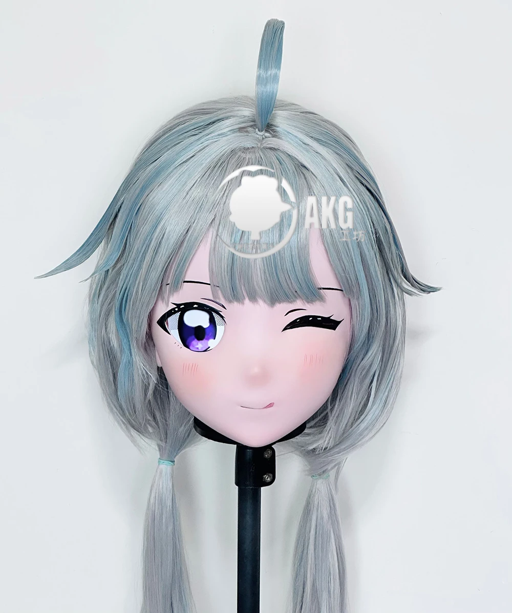 Customize Character Female/Girl Resin Kig Full Head With Lock Anime Cosplay Japanese Anime Kigurumi Mask
Customize Character Female/Girl Resin Kig Full Head With Lock Anime Cosplay Japanese Anime Kigurumi Mask