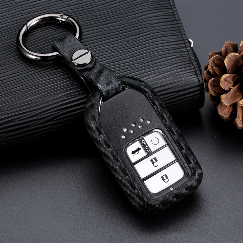 WFMJ новый силиконовый чехол из углеродного волокна для Honda Accord Civic Pilot, умный брелок для ключей
WFMJ новый силиконовый чехол из углеродного волокна для Honda Accord Civic Pilot, умный брелок для ключей