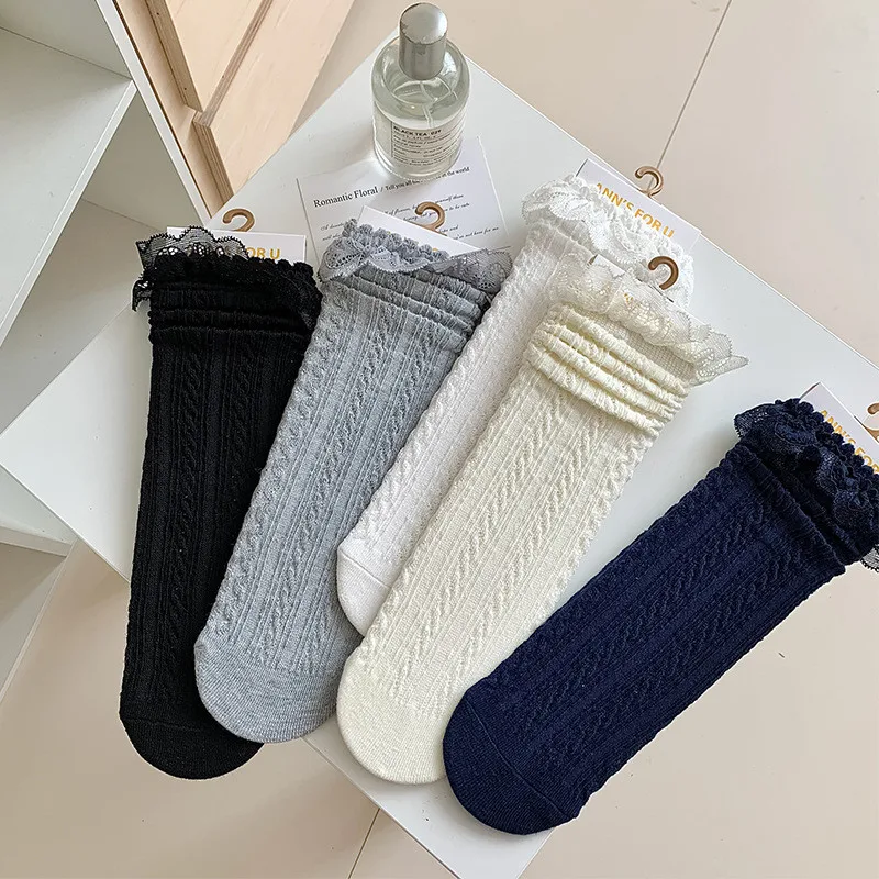 Новые дизайнерские носки высокого качества, женские носки Ins Style с конопляным узором и кружевной отделкой, японские носки Sweet Lolita Kawaii Jk Mid Tube
Новые дизайнерские носки высокого качества, женские носки Ins Style с конопляным узором и кружевной отделкой, японские носки Sweet Lolita Kawaii Jk Mid Tube