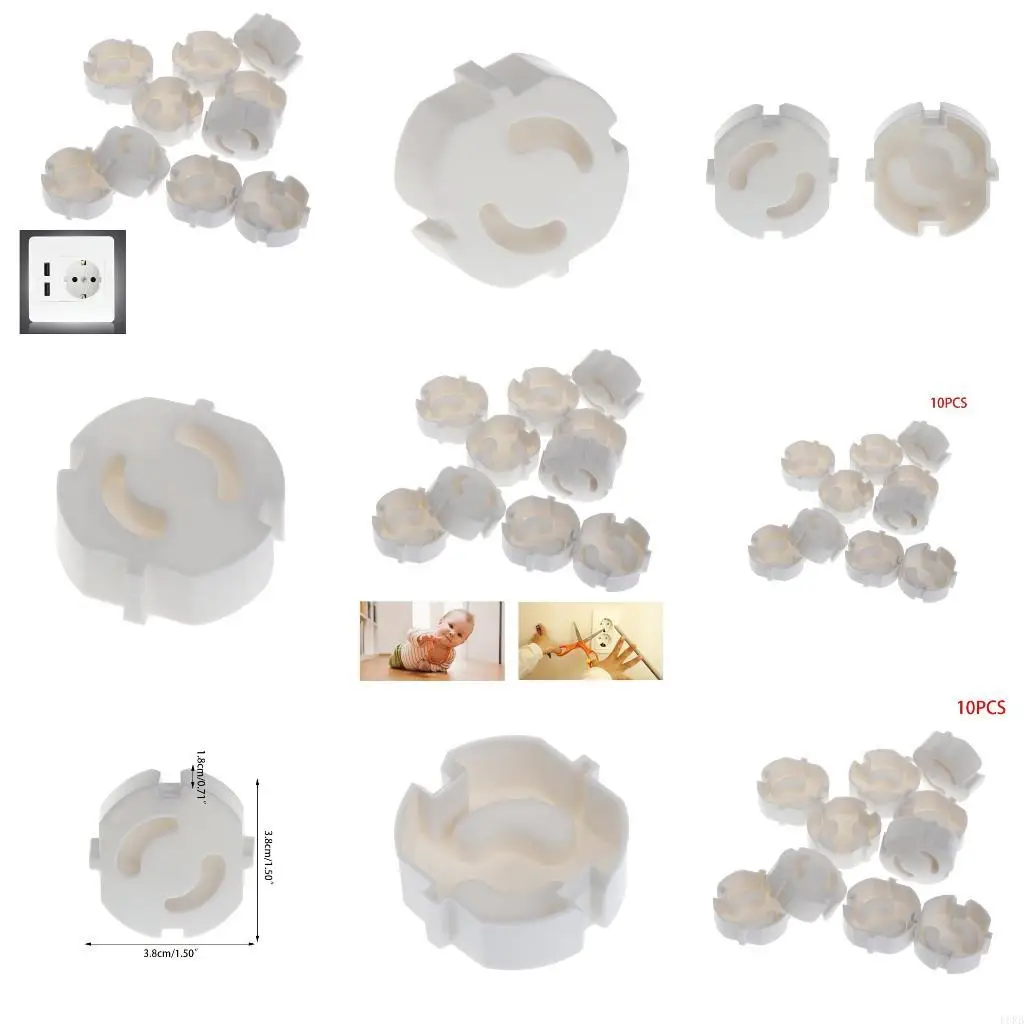 10 шт., крышка розетки для детской безопасности, защитная вилка для защиты детей, 2 отверстия L8RB
10 шт., крышка розетки для детской безопасности, защитная вилка для защиты детей, 2 отверстия L8RB