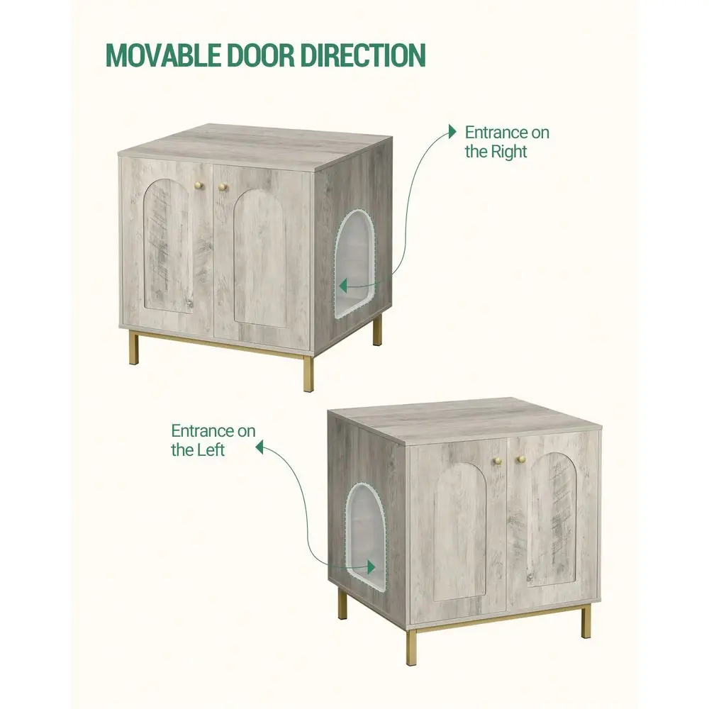 Cat Litter Box Enclosure, Hidden Litter Box Furniture, Wooden Pet House Side End Table, Storage Cabinet Bench, Fit Most Cat And
Cat Litter Box Enclosure, Hidden Litter Box Furniture, Wooden Pet House Side End Table, Storage Cabinet Bench, Fit Most Cat And