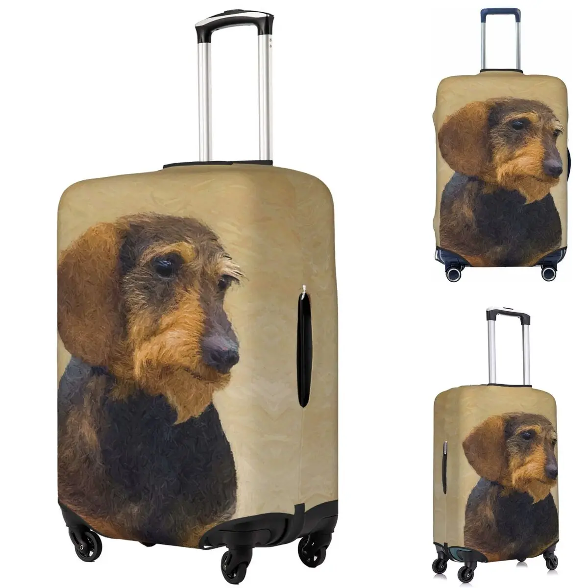 Dachshund (Wirehaired Suitcase Cover Protection Elastic Travel Luggage Protector Covers for 18-32 Inch
Dachshund (Wirehaired Suitcase Cover Protection Elastic Travel Luggage Protector Covers for 18-32 Inch