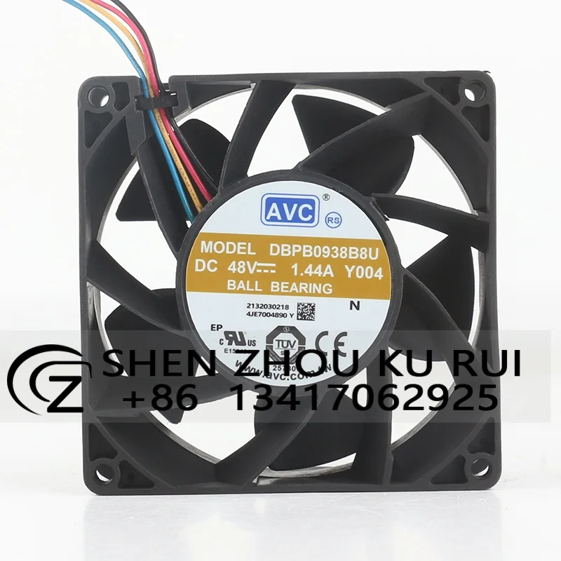 DBPB0938B8U Case Cooling fan for AVC DC48V 1.44A EC AC 90X90X38MM 9038 9cm 4-pin PWM Centrifugal Exhaust Industrial Ventilation
DBPB0938B8U Case Cooling fan for AVC DC48V 1.44A EC AC 90X90X38MM 9038 9cm 4-pin PWM Centrifugal Exhaust Industrial Ventilation