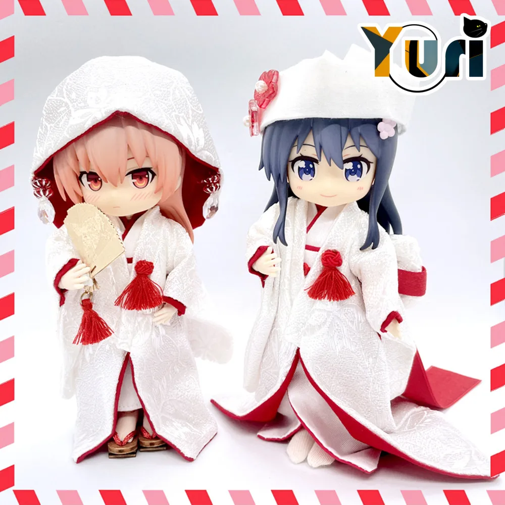 Japanese Style Kimono Bridal Wedding Dress For OB11 P9 P10 BJD 1/12 Clothes Costume Handmade Cosplay Gift C
Japanese Style Kimono Bridal Wedding Dress For OB11 P9 P10 BJD 1/12 Clothes Costume Handmade Cosplay Gift C