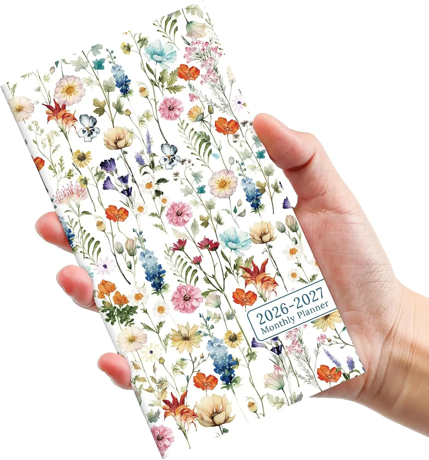 2026-2027 Pocket Calendar, Two-Year Monthly Planner for Purse, Compact 6.5x3.5 Inches - Wildflowers Design
2026-2027 Pocket Calendar, Two-Year Monthly Planner for Purse, Compact 6.5x3.5 Inches - Wildflowers Design