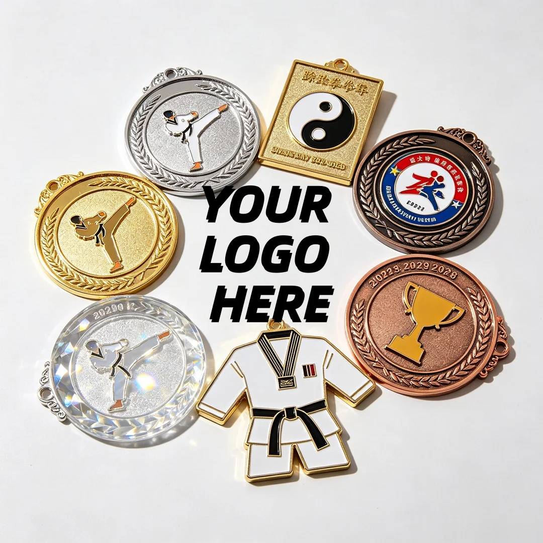 Wholesale Zinc Alloy Metal Medal Gold Enamel Kung Fu Taekwondo Karate Medal 2d 3D Boxing Wkf Bjj Jiu Jitsu Judo Sport Medals
Wholesale Zinc Alloy Metal Medal Gold Enamel Kung Fu Taekwondo Karate Medal 2d 3D Boxing Wkf Bjj Jiu Jitsu Judo Sport Medals