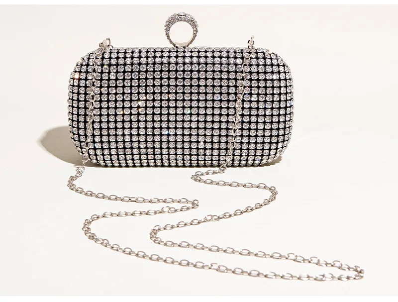 Handmade Party Bag Cross Body Diamond Evening Party Shining Small Square Bag with Metal Chain Strap Hand Bag
Handmade Party Bag Cross Body Diamond Evening Party Shining Small Square Bag with Metal Chain Strap Hand Bag