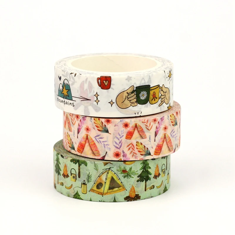 NEW 1PC 10M Decor Hiking Camping Cups Washi Tape Set for Scrapbooking Stickers Adhesive Masking Tape Cute Journaling Stationery
NEW 1PC 10M Decor Hiking Camping Cups Washi Tape Set for Scrapbooking Stickers Adhesive Masking Tape Cute Journaling Stationery
