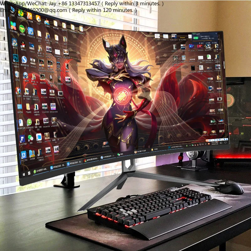 Curved Monitor Wholesale Price 34 Inch Anti-Blue Light 165Hz Computer Screen PC Monitor 1080p 2k 4K Gaming Monitors
Curved Monitor Wholesale Price 34 Inch Anti-Blue Light 165Hz Computer Screen PC Monitor 1080p 2k 4K Gaming Monitors