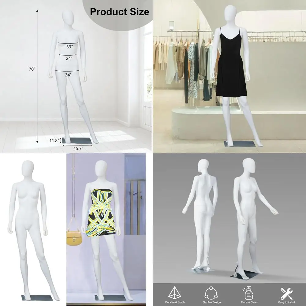Реалистичный 70-регулируемый женский манекен с металлическим основанием для дисплеев одежды
Реалистичный 70-регулируемый женский манекен с металлическим основанием для дисплеев одежды