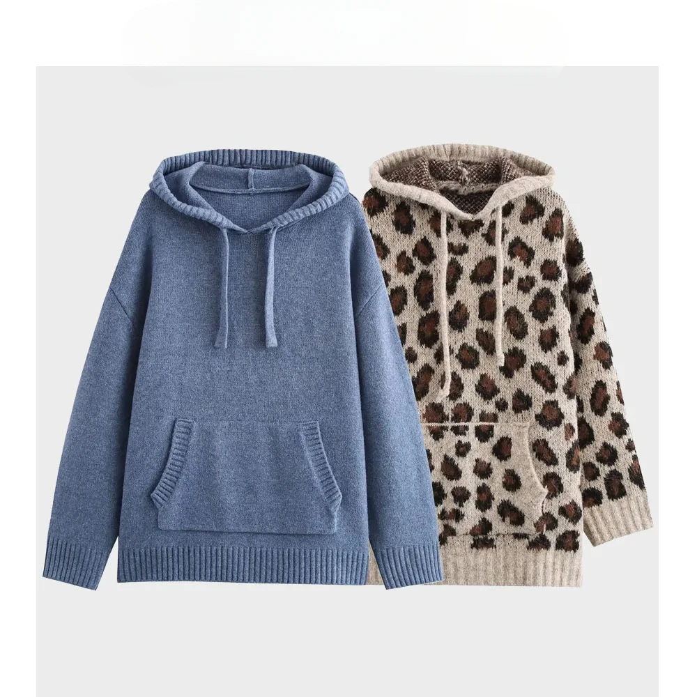 Korean Style Women's Clothing New Loose Lace Up Hooded Long Sleeved Kangaroo Pocket Ribbed Layer Knitwear Hoodie
Korean Style Women's Clothing New Loose Lace Up Hooded Long Sleeved Kangaroo Pocket Ribbed Layer Knitwear Hoodie