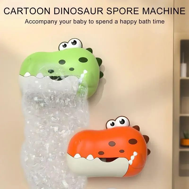 Dinosaur Baby Bath Bubble Machine with Music Electric Bubble Blower Shape with Suction Cup Children Kids Shower Bathing Toys
Dinosaur Baby Bath Bubble Machine with Music Electric Bubble Blower Shape with Suction Cup Children Kids Shower Bathing Toys