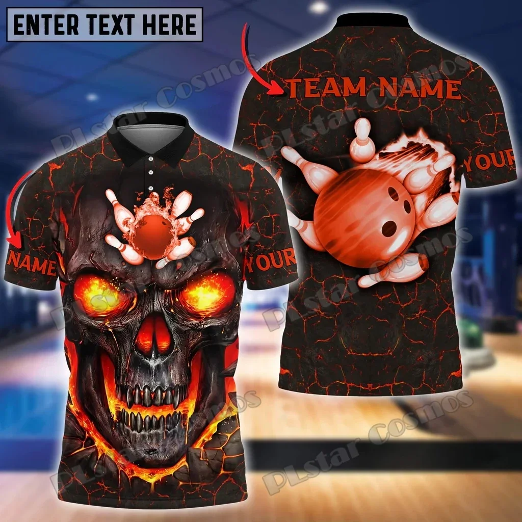 Bowling Flame Skull Pattern Multicolor Customized Name 3D Printed Mens Polo Shirts Summer Casual Unisex Premium Polo Shirt PLP72
Bowling Flame Skull Pattern Multicolor Customized Name 3D Printed Mens Polo Shirts Summer Casual Unisex Premium Polo Shirt PLP72