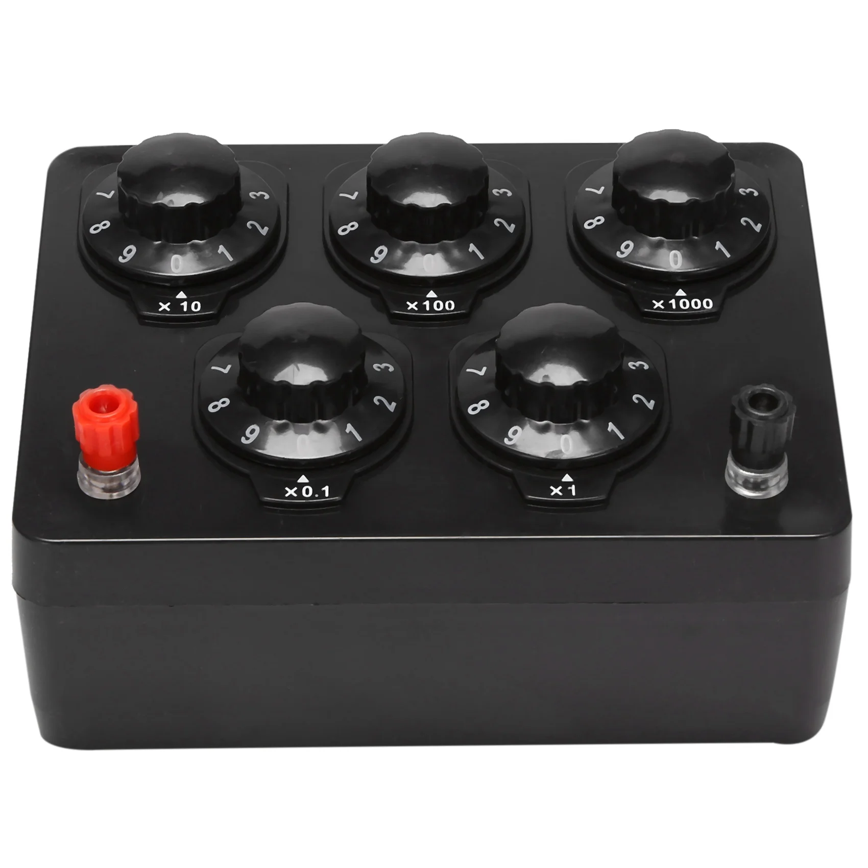 Hot sale Black Resistance Box Iron Variable Decade Resistor Resistance Box 0-9999.9 Ohm 165X125X60Mm forPhysical Teaching
Hot sale Black Resistance Box Iron Variable Decade Resistor Resistance Box 0-9999.9 Ohm 165X125X60Mm forPhysical Teaching