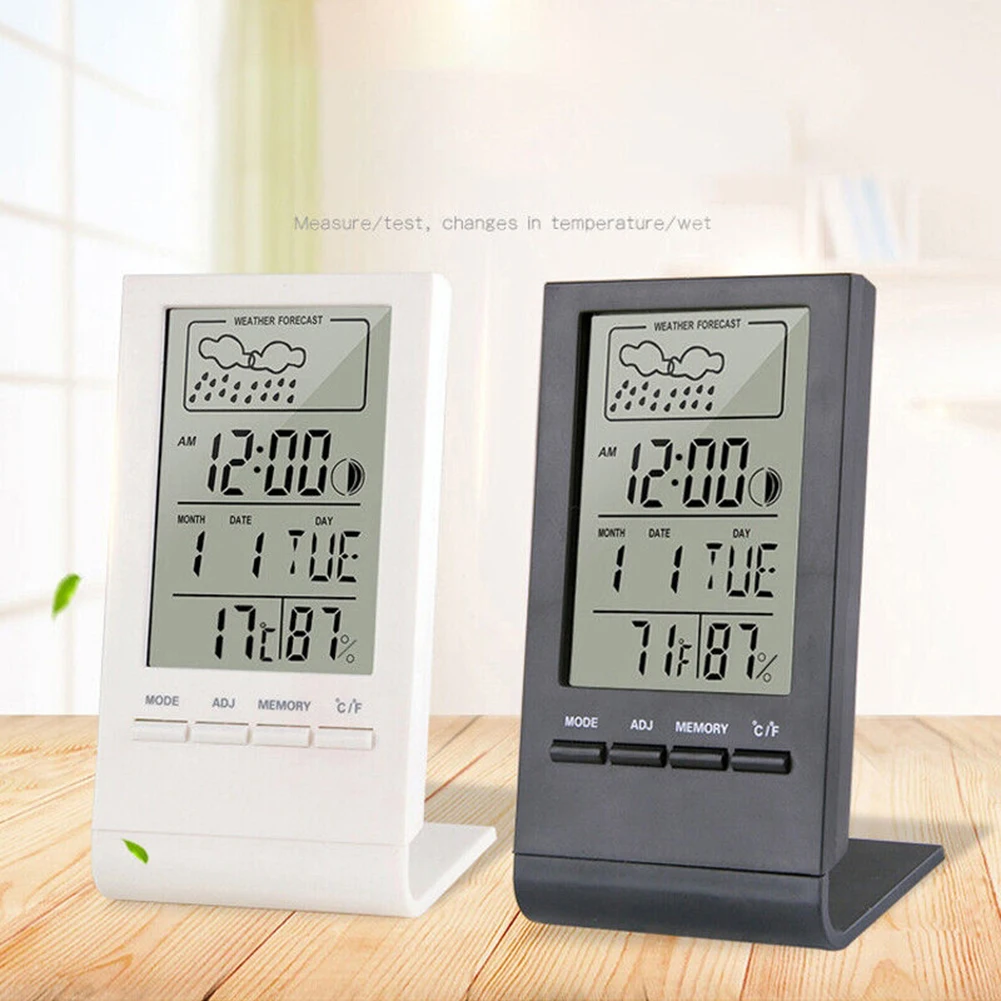 Temperature Monitor Digital Thermometer Health Management ABS Material Alarm Clock Function Fahrenheit Celsius Switch
Temperature Monitor Digital Thermometer Health Management ABS Material Alarm Clock Function Fahrenheit Celsius Switch