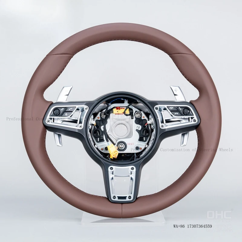 Suitable for 2015-2023 Porsche Cayenne GT 4.0T modified high-end vintage brown full-leather car steering wheel
Suitable for 2015-2023 Porsche Cayenne GT 4.0T modified high-end vintage brown full-leather car steering wheel