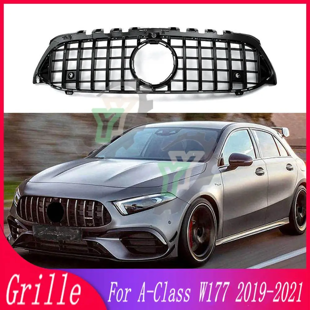 2019+ Front Mesh GrillesFor mercedez A Class W177 amg GT Grill A35 Grille Front Bumper Racing grille A180 A200 A250 2019-2022
2019+ Front Mesh GrillesFor mercedez A Class W177 amg GT Grill A35 Grille Front Bumper Racing grille A180 A200 A250 2019-2022