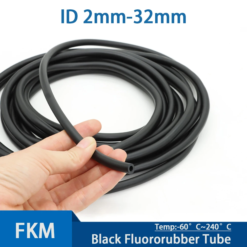FKM Fluororubber Hose ID 2/3/4/5/6/7/8-32mm Fluororubber Pipe High Temperature Corrosion Resistance Oil Pipe OD 4mm-38mm
FKM Fluororubber Hose ID 2/3/4/5/6/7/8-32mm Fluororubber Pipe High Temperature Corrosion Resistance Oil Pipe OD 4mm-38mm