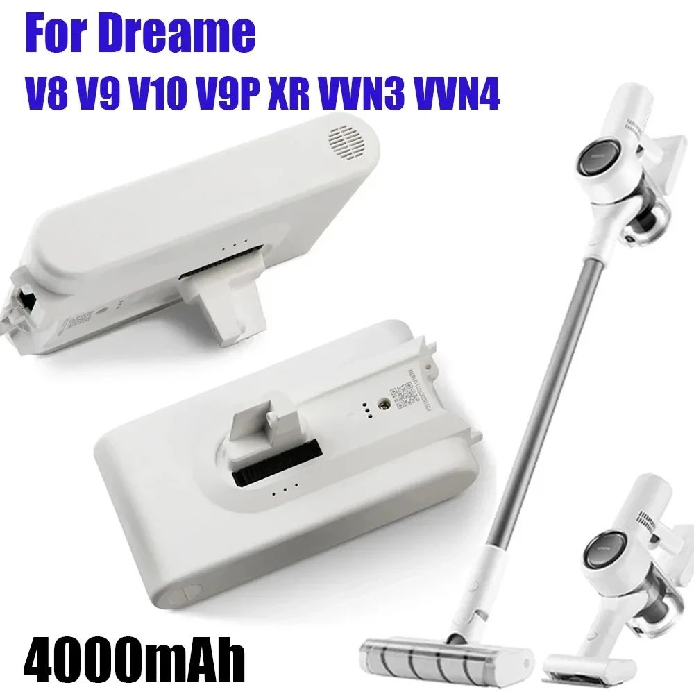 New Original V9 V10 Battery Parts for Dreame V9 V9P V10 XR VVN3 VVN4 Handheld Cordless Vacuum Cleaner Replacement Battery
New Original V9 V10 Battery Parts for Dreame V9 V9P V10 XR VVN3 VVN4 Handheld Cordless Vacuum Cleaner Replacement Battery