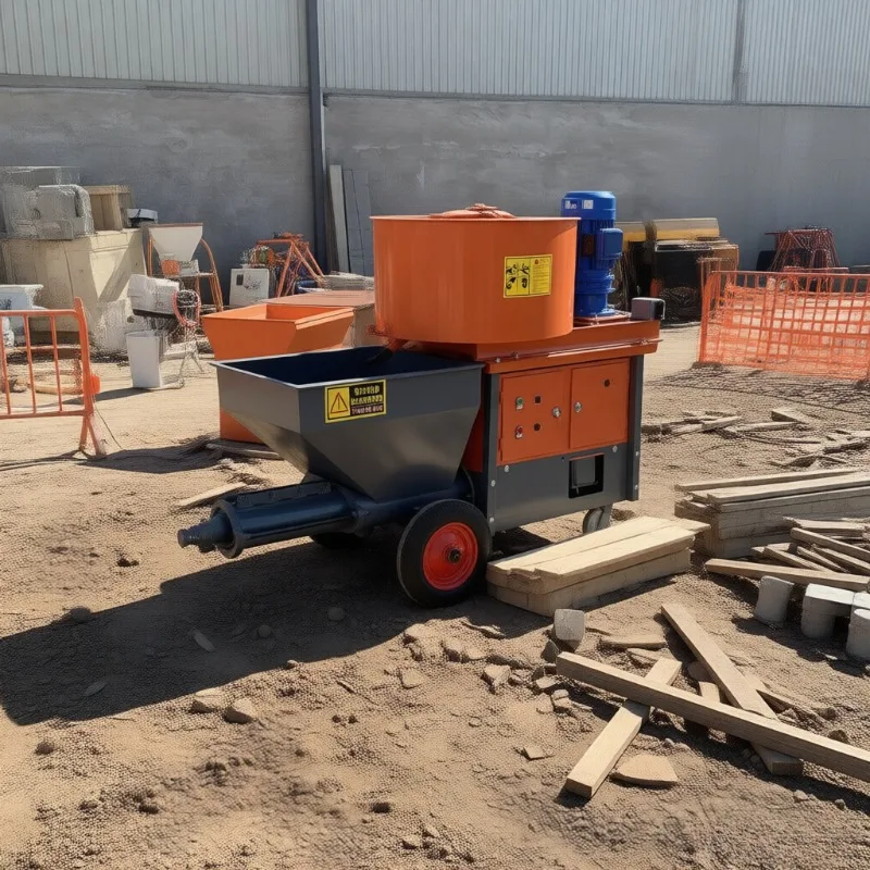 High Quality Mortar Spraying Machine Concrete Pump Machine With Motor For Mixer Trucks And Small Construction Sites
High Quality Mortar Spraying Machine Concrete Pump Machine With Motor For Mixer Trucks And Small Construction Sites