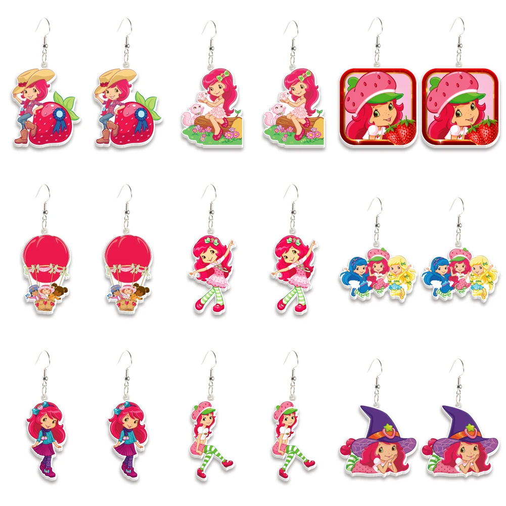 Strawberry Girls Cartoon Cute Pendant Earrings Design Drop Earrings White Acrylic Women Girl Kids Jewelry Accessories
Strawberry Girls Cartoon Cute Pendant Earrings Design Drop Earrings White Acrylic Women Girl Kids Jewelry Accessories