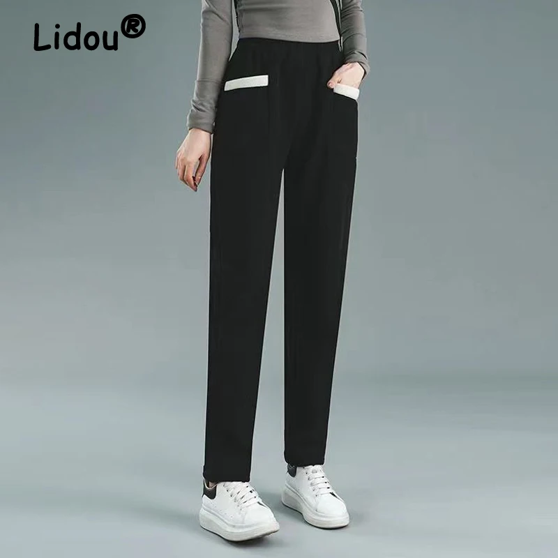 Autumn Winter Women Korean Fashion Vintage Corduroy Fleece Thick Pants Female Casual Streetwear Pockets Loose Straight Trousers
Autumn Winter Women Korean Fashion Vintage Corduroy Fleece Thick Pants Female Casual Streetwear Pockets Loose Straight Trousers