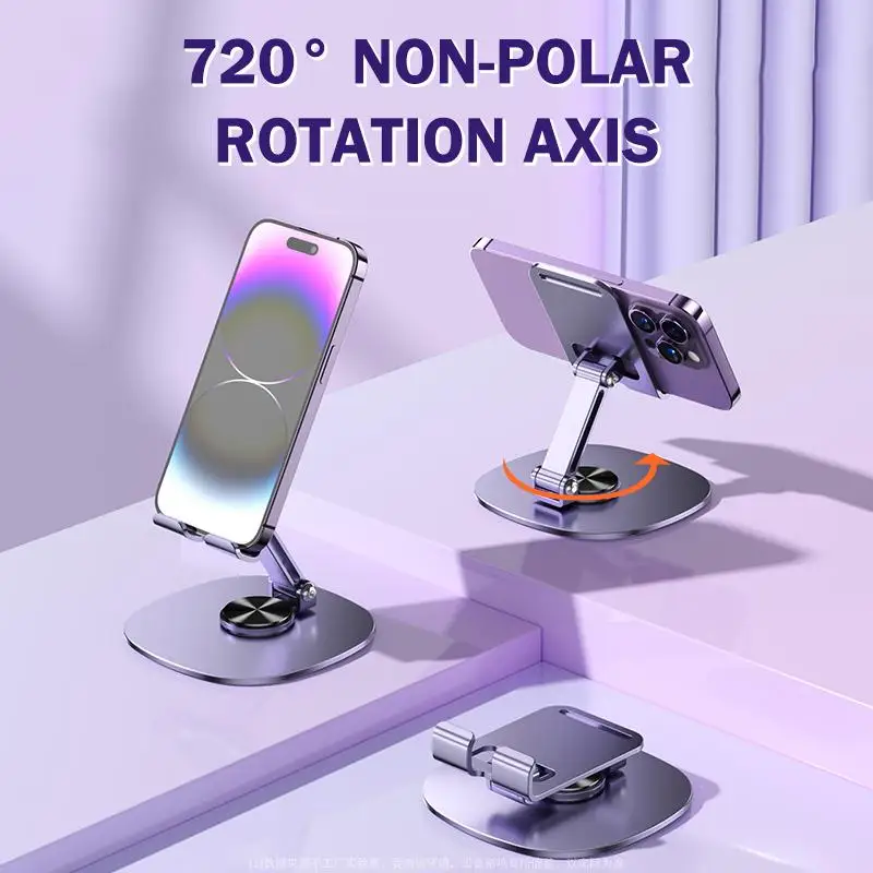 Desktop Rotating Phone Holder Stand - 360 Degree Adjustable Cell Phone Mount for iPad Samsung iPhone - Table Support Stand
Desktop Rotating Phone Holder Stand - 360 Degree Adjustable Cell Phone Mount for iPad Samsung iPhone - Table Support Stand