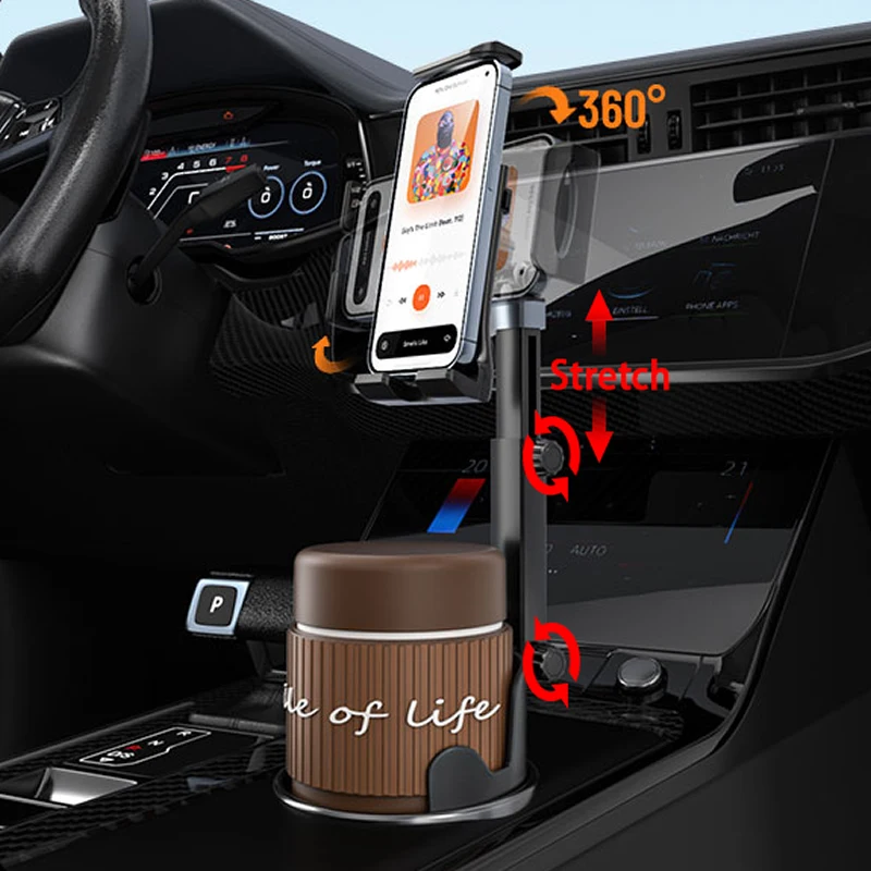 Car Cup Tablet Holder Expander with Cell Phone Mount 360 Rotation Cup Holder Expander Smartphone Mount Auto Interior Accessories
Car Cup Tablet Holder Expander with Cell Phone Mount 360 Rotation Cup Holder Expander Smartphone Mount Auto Interior Accessories