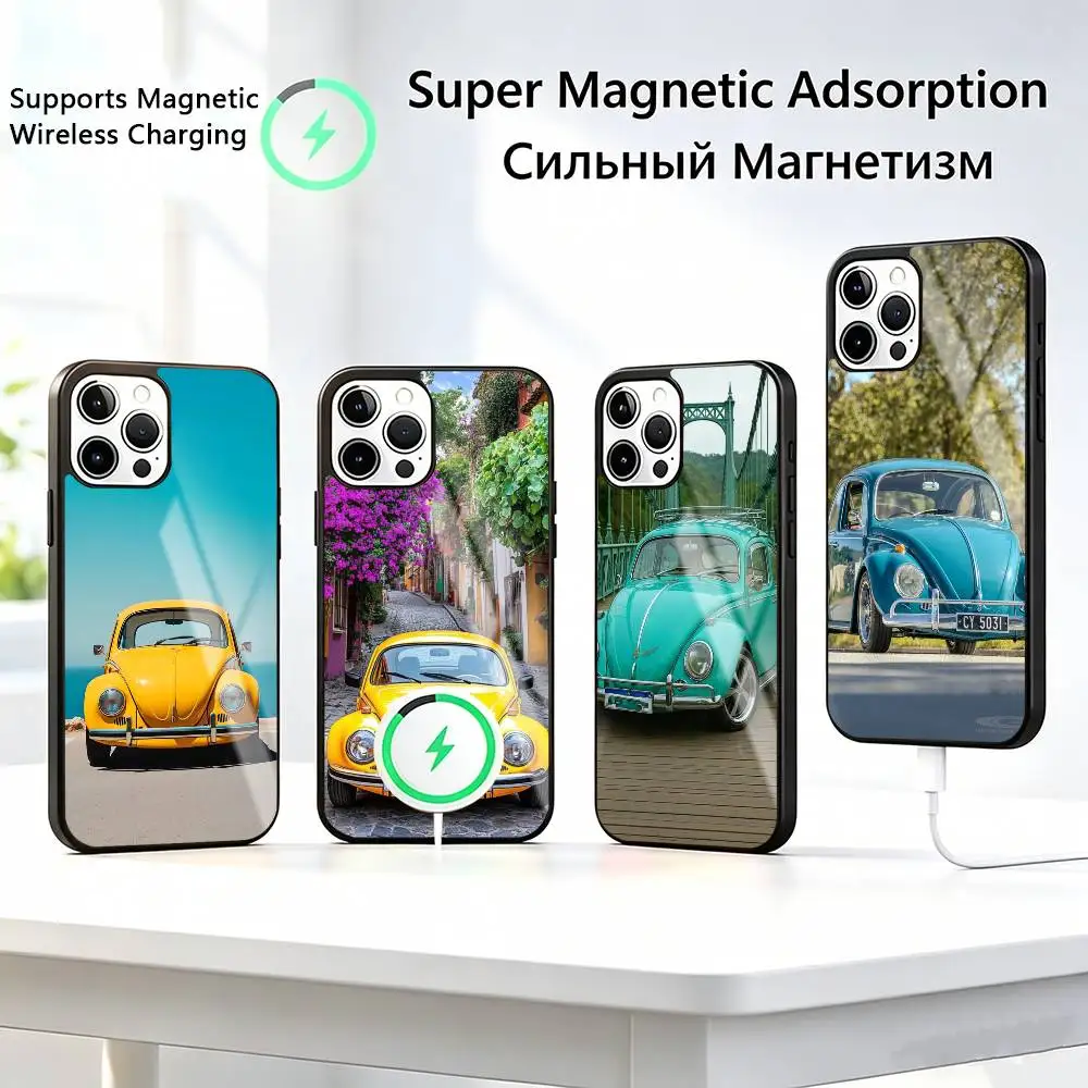 Vintage Beetle-e Cars-s Phone Case For iPhone17,16,15,14,13,12,11 Plus,Pro Supports Magnetic Wireless Charging
Vintage Beetle-e Cars-s Phone Case For iPhone17,16,15,14,13,12,11 Plus,Pro Supports Magnetic Wireless Charging