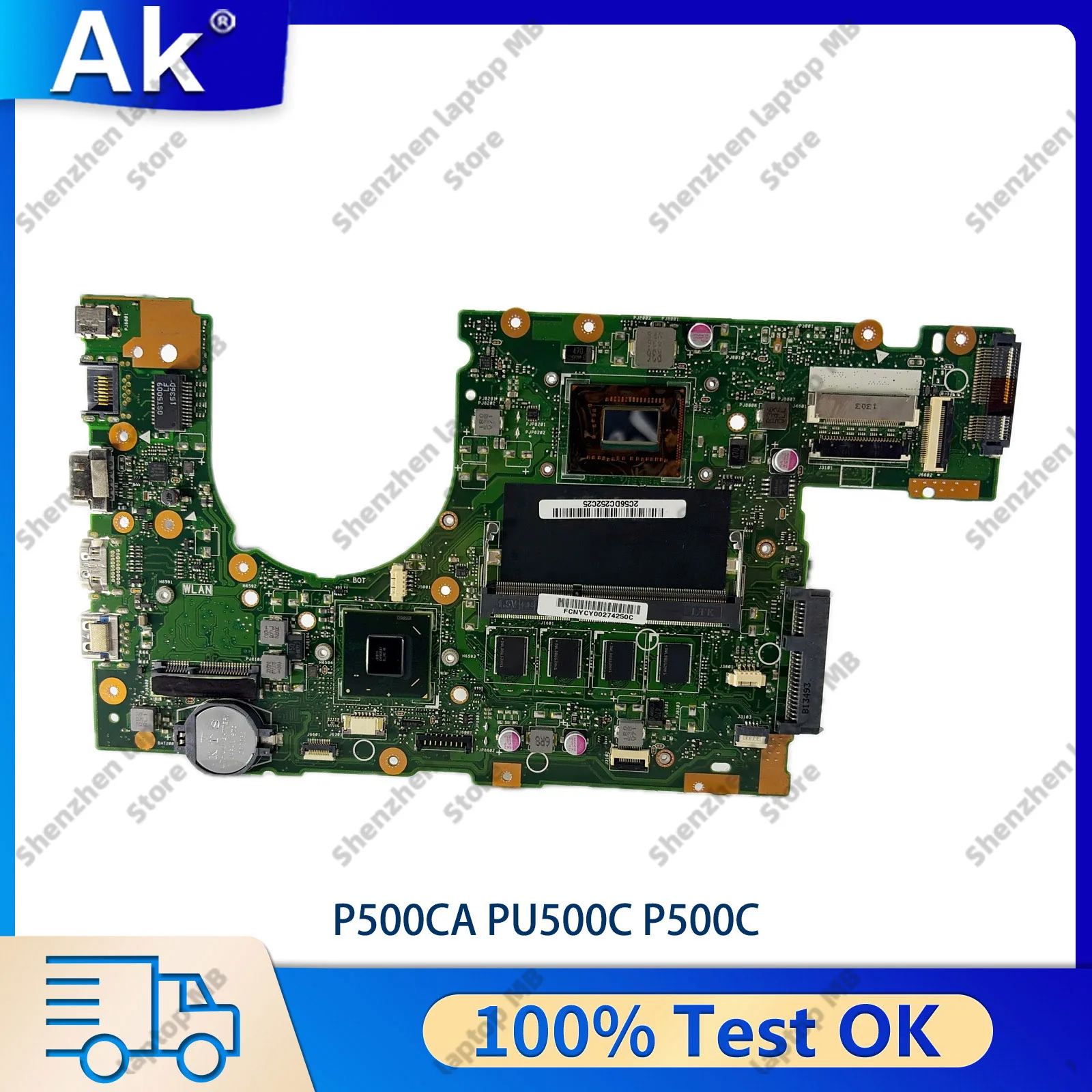 P500CA Laptop Motherboard For ASUS ProArt PU500C P500C P500CA Notebook Mainboard With i3 i5 i7 CPU 100% tests OK fast shipping
P500CA Laptop Motherboard For ASUS ProArt PU500C P500C P500CA Notebook Mainboard With i3 i5 i7 CPU 100% tests OK fast shipping