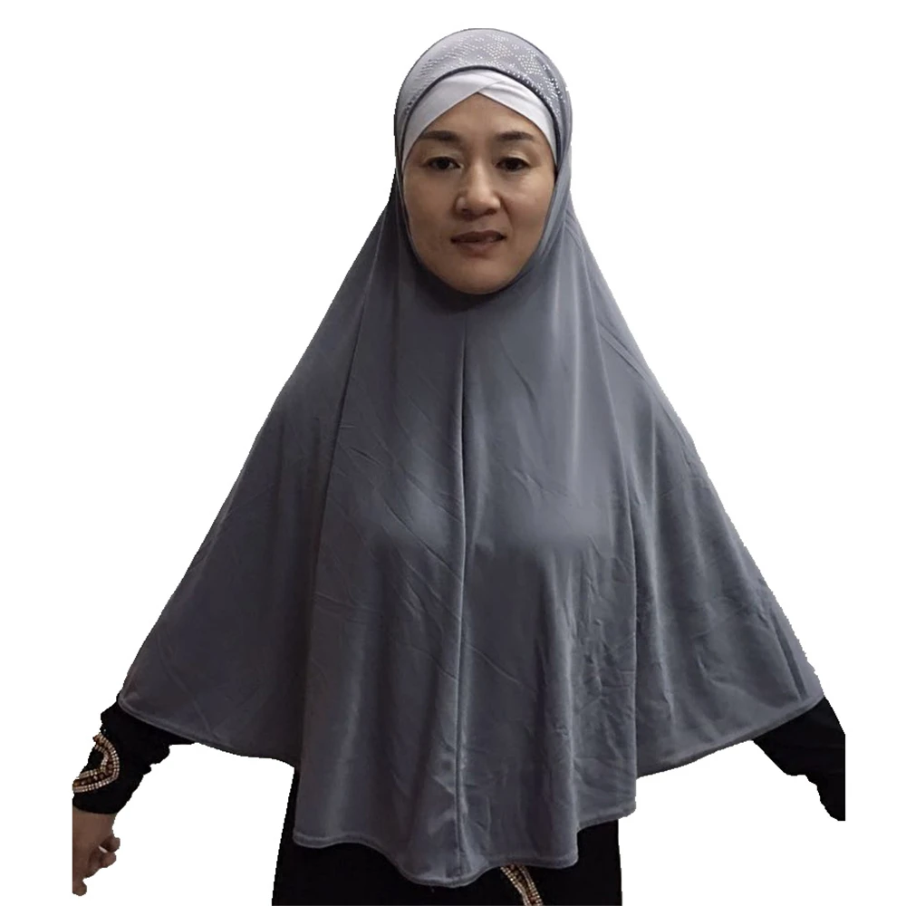 One Piece Amira Large Scarf Muslim Women Overhead Niqab Khimar Islamic Pull On Headscarf Turban Arabic Prayer Hijabs Burqa Wrap
One Piece Amira Large Scarf Muslim Women Overhead Niqab Khimar Islamic Pull On Headscarf Turban Arabic Prayer Hijabs Burqa Wrap