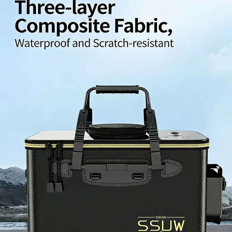 Foldable Fishing Bucket EVA Live Fish Bucket Fish Box Fish Carrier Bucket Foldable Fishing Box Thickened Bucket Fish Bucket Fish
Foldable Fishing Bucket EVA Live Fish Bucket Fish Box Fish Carrier Bucket Foldable Fishing Box Thickened Bucket Fish Bucket Fish