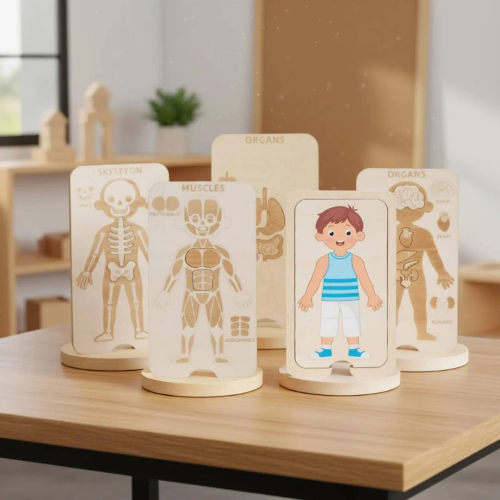 Wooden Biology Learning Toy Educational Human Physique Assembly Kit Kids Biology Assembly Kit Learn Through Play
Wooden Biology Learning Toy Educational Human Physique Assembly Kit Kids Biology Assembly Kit Learn Through Play
