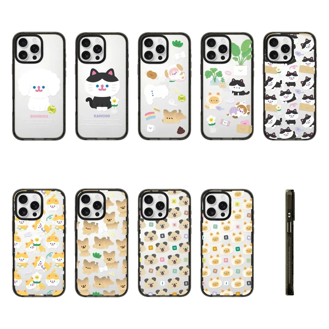 Cartoon Cat White Dog Black Acrylic Border Magnetic Case: Compatible with IPhone 12 13 14 15 16 Pro Max
Cartoon Cat White Dog Black Acrylic Border Magnetic Case: Compatible with IPhone 12 13 14 15 16 Pro Max