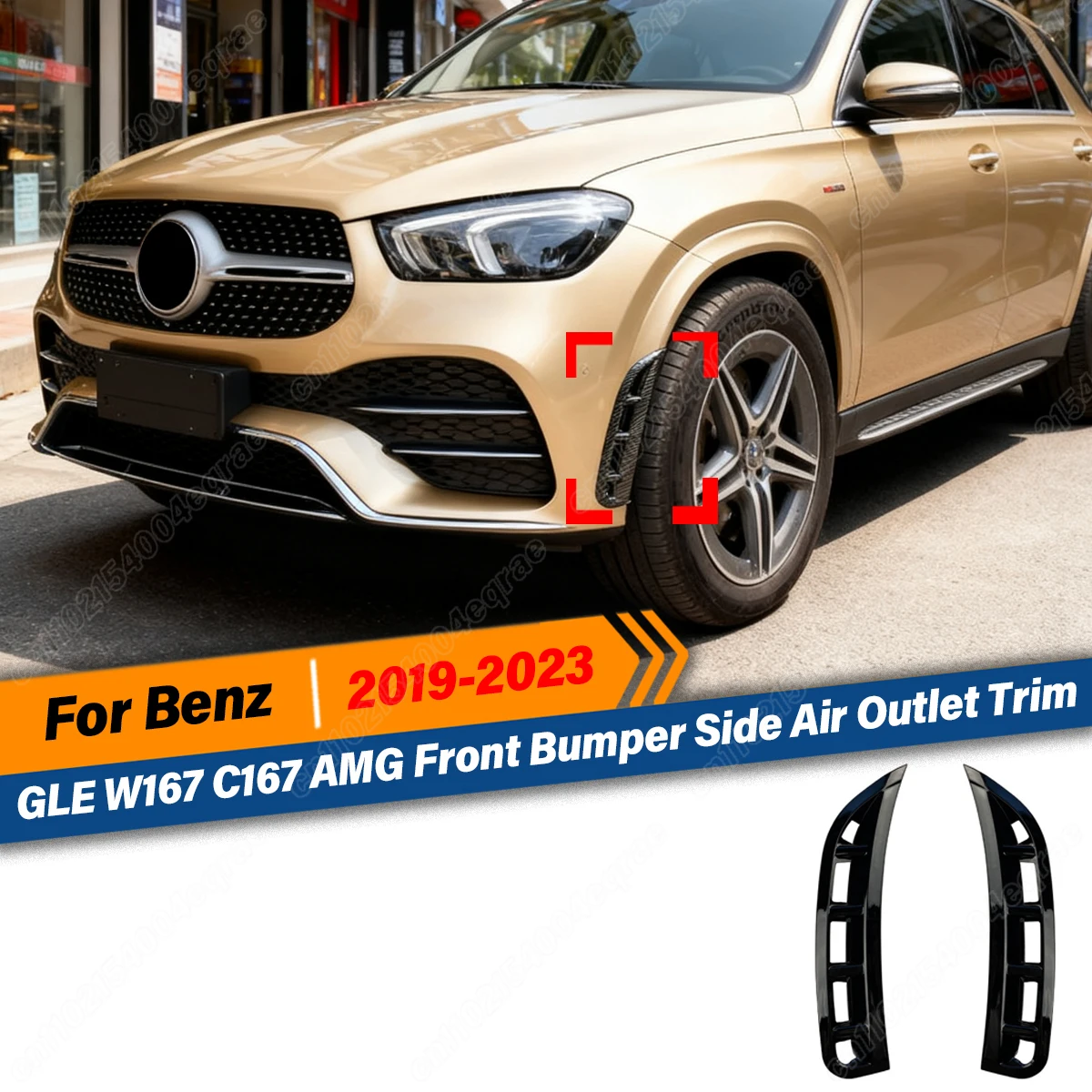 For Mercedes Benz GLE W167 C167 AMG 2019 2020 2021 2022 2023 Front Bumper Splitter Side Spoiler Air Outlet Trim Car Accessories
For Mercedes Benz GLE W167 C167 AMG 2019 2020 2021 2022 2023 Front Bumper Splitter Side Spoiler Air Outlet Trim Car Accessories
