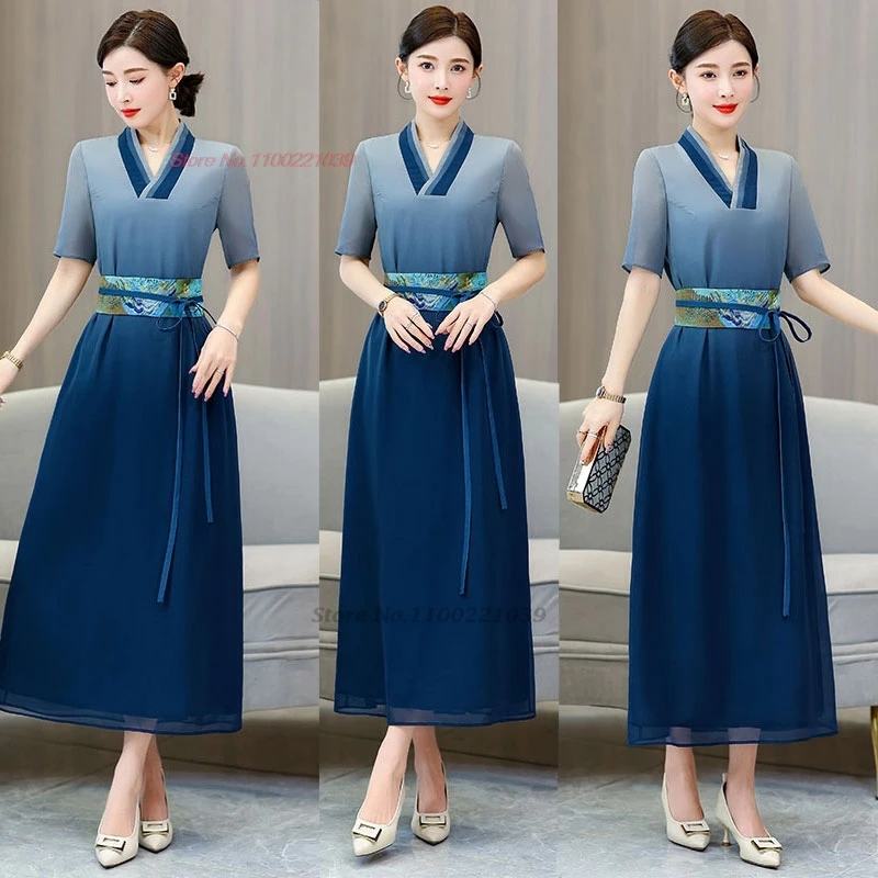 2025 chinese traditional dress improved qipao national flower embroidery gradient color cheongsam oriental banquet evening dress
2025 chinese traditional dress improved qipao national flower embroidery gradient color cheongsam oriental banquet evening dress