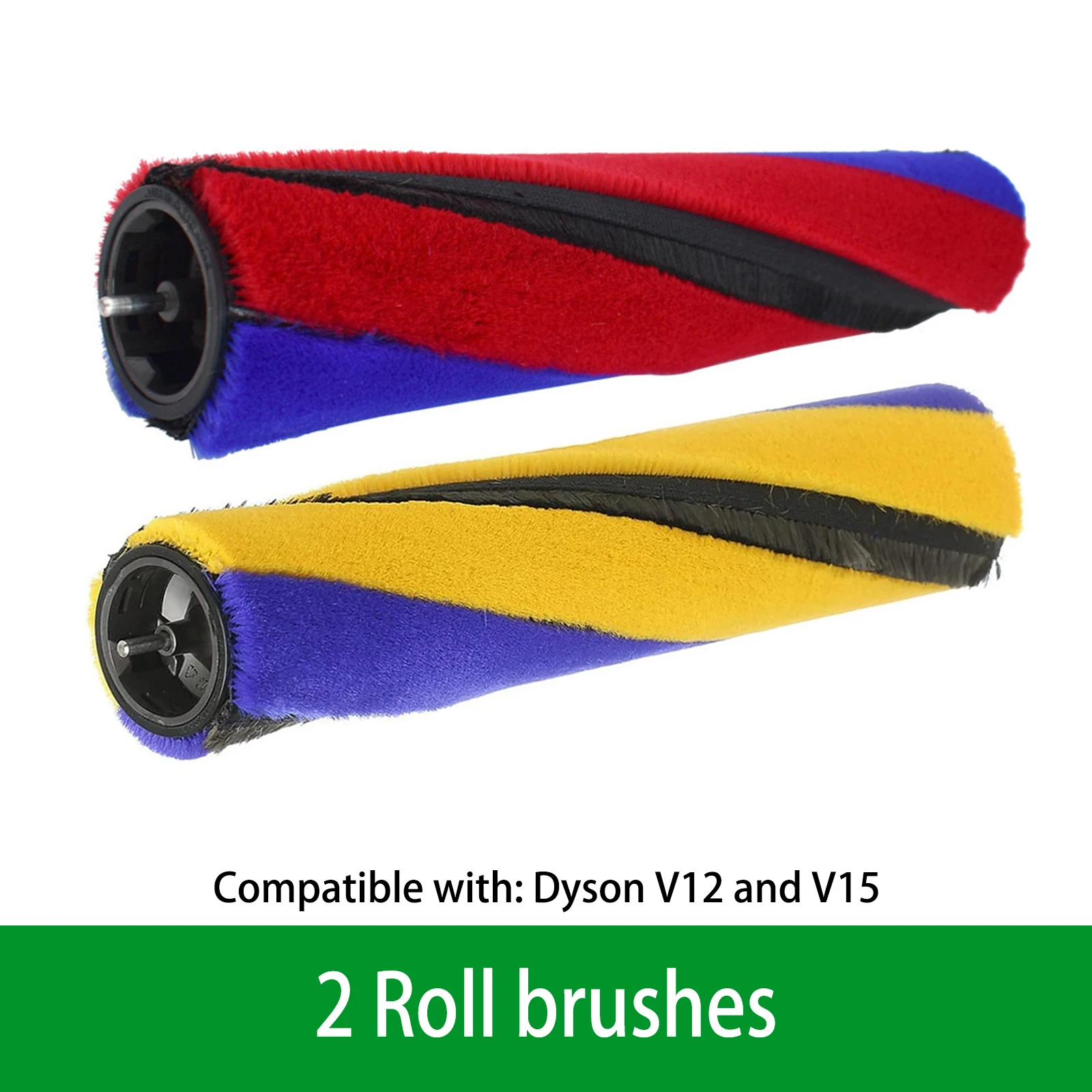For Dyson vacuum cleaner floor brush roller brush and soft bristle brush heads for the V15 V10 Slim and V12 series roller brush
For Dyson vacuum cleaner floor brush roller brush and soft bristle brush heads for the V15 V10 Slim and V12 series roller brush