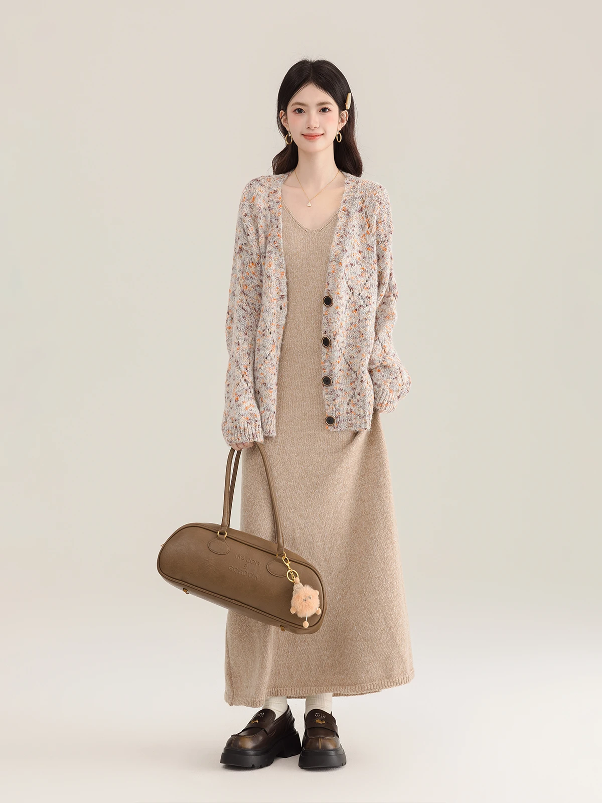 Early Spring Mohair Knitted Sweater New Arrival Premium Women's Loose Fit Long Sve V-Ne Cardigan Regular Thin
Early Spring Mohair Knitted Sweater New Arrival Premium Women's Loose Fit Long Sve V-Ne Cardigan Regular Thin