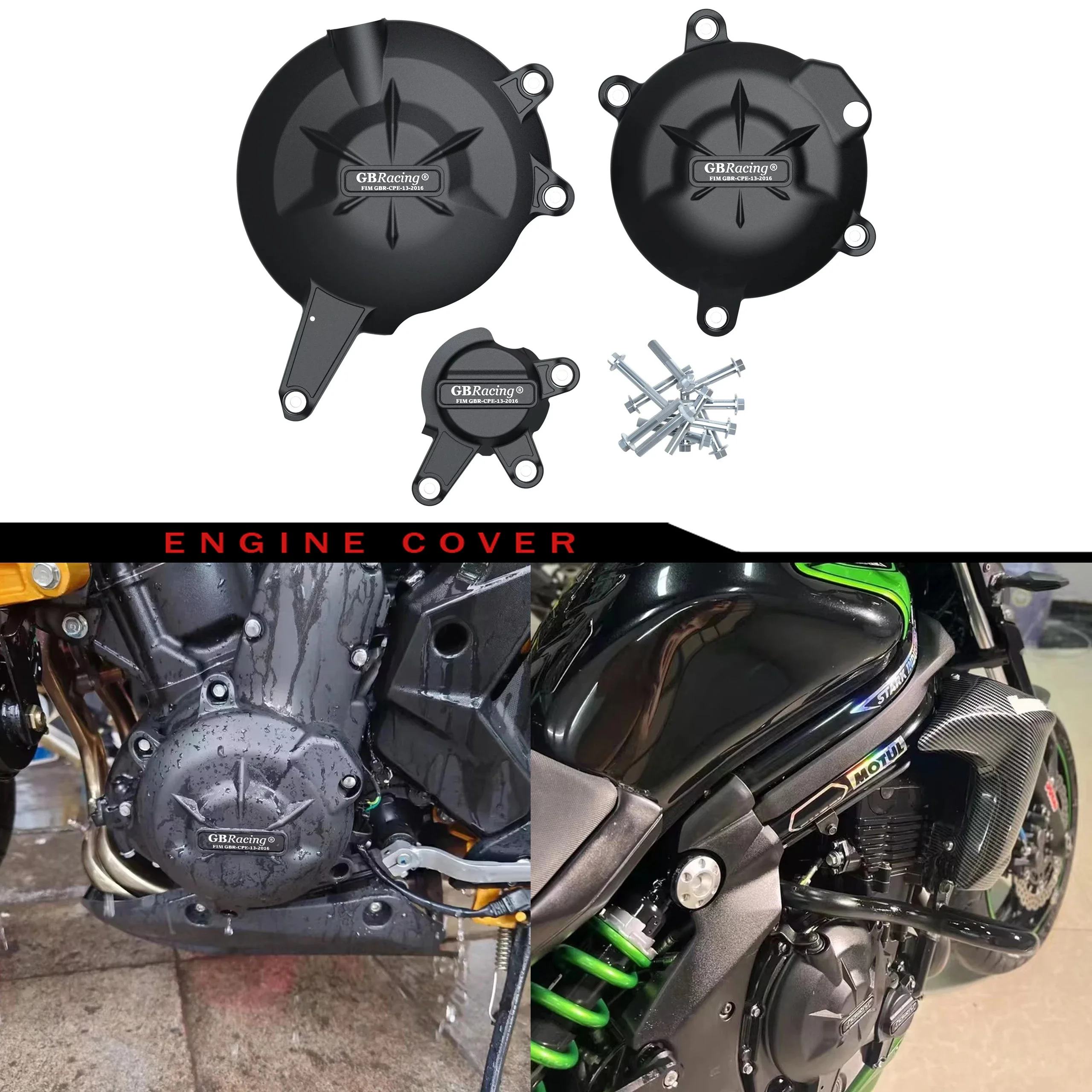 Motorcycle engine insulation and anti drop protection cover for KAWASAKI ER6N ER6F 2006-2016
Motorcycle engine insulation and anti drop protection cover for KAWASAKI ER6N ER6F 2006-2016