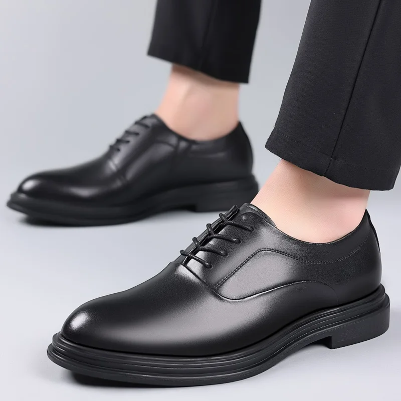 Fashion Business Formal Leather Shoes Men 2026 Summer Low-top Solid Wedding Shoes Black Oxford Pointed Office Shoes Plus Size 44
Fashion Business Formal Leather Shoes Men 2026 Summer Low-top Solid Wedding Shoes Black Oxford Pointed Office Shoes Plus Size 44