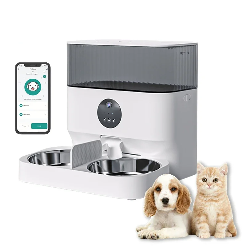 Pet feeders automatic cat feeders app control automatic pet feeder for large dogs
Pet feeders automatic cat feeders app control automatic pet feeder for large dogs