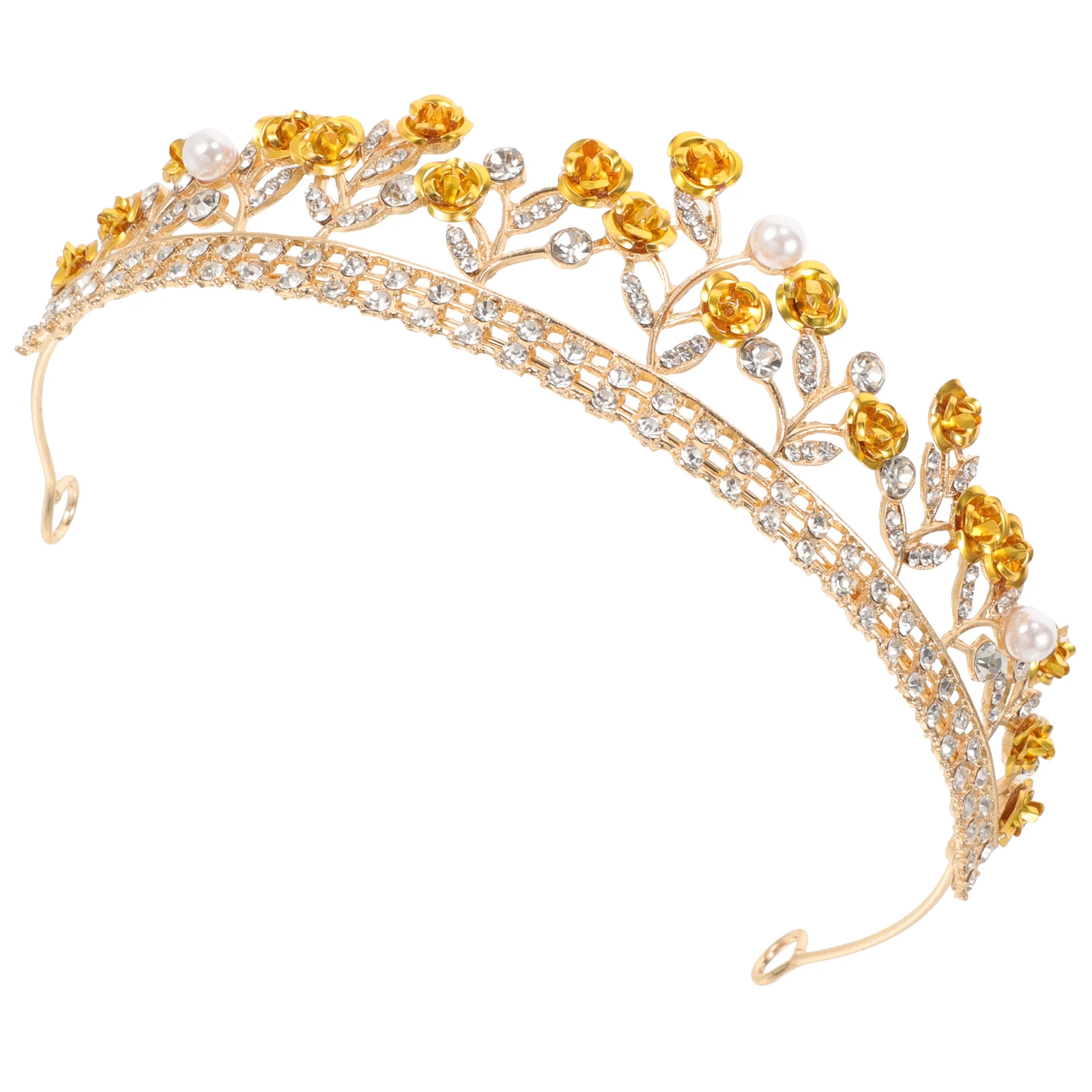 Rose Flower Headdress Headband Wedding Bridal Bride Roses Bridal Crown Hair Accessories Women Crown Headpiece Metal
Rose Flower Headdress Headband Wedding Bridal Bride Roses Bridal Crown Hair Accessories Women Crown Headpiece Metal