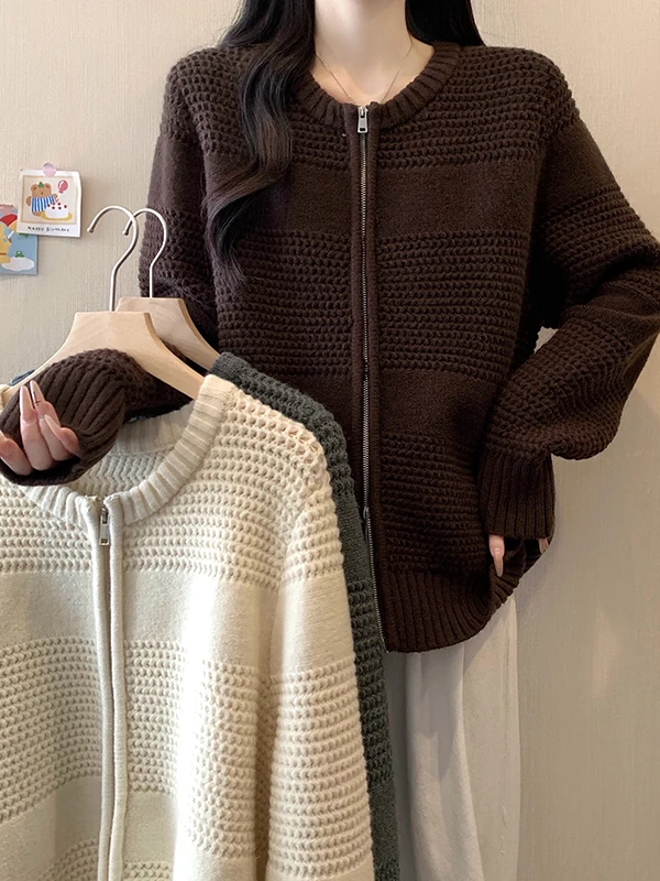 plus Size Lazy Style Thick Knit Sweater Coat Women's Autumn Winter New Loose Slimming Open Cardigan Top Korean Version Long S...
plus Size Lazy Style Thick Knit Sweater Coat Women's Autumn Winter New Loose Slimming Open Cardigan Top Korean Version Long S...