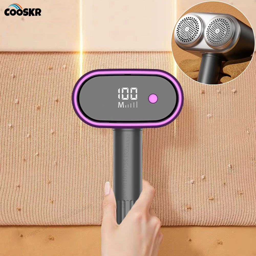 Lint Remover Electric Removes Lint from Clothes Dual Head Clothes Shaver 5 Gears USB Charging Portable Hair Ball Lint Trimmer
Lint Remover Electric Removes Lint from Clothes Dual Head Clothes Shaver 5 Gears USB Charging Portable Hair Ball Lint Trimmer