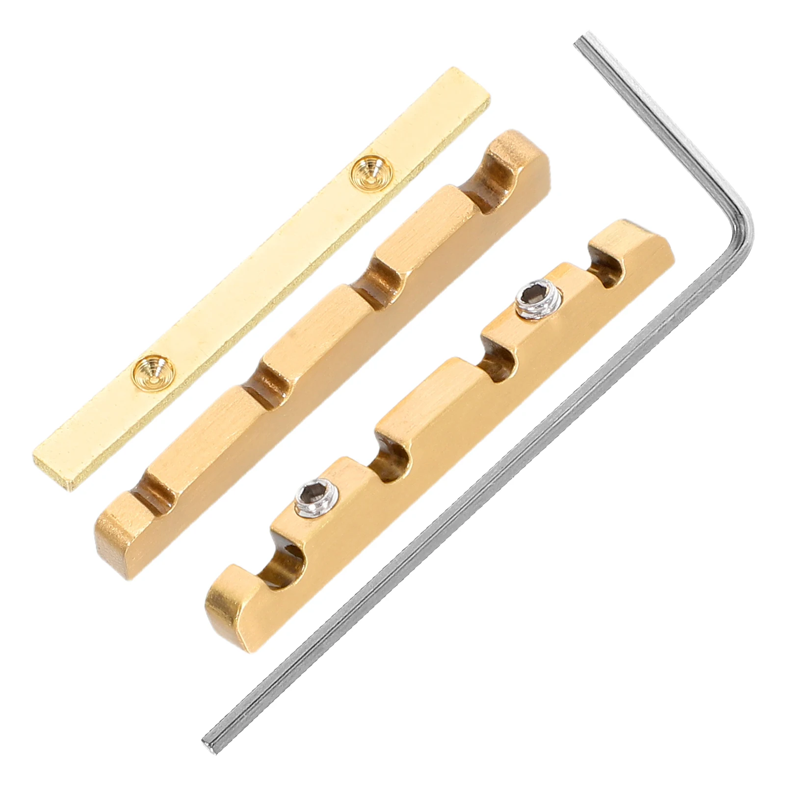 Electric Bass Accessories Nut 38mm Guitar Bridge Adjustable Saddles Brass Replacement
Electric Bass Accessories Nut 38mm Guitar Bridge Adjustable Saddles Brass Replacement